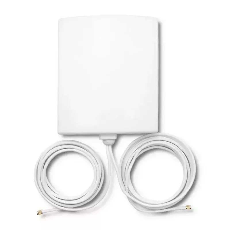 Antena direccional exterior 5G LTE QOLTEC 57022 — 14 dBi, 700–3800 MHz, 50 Ω, carcasa de cobre