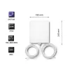 Antena direccional exterior 5G LTE QOLTEC 57022 — 14 dBi, 700–3800 MHz, 50 Ω, carcasa de cobre