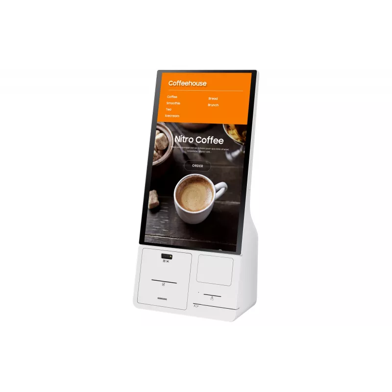 Samsung LH24KMATBGC diseño kiosco 60,5 cm (23,8 pulgadas) Wi-Fi 250 cd/m² Full HD blanco pantalla táctil 16/7