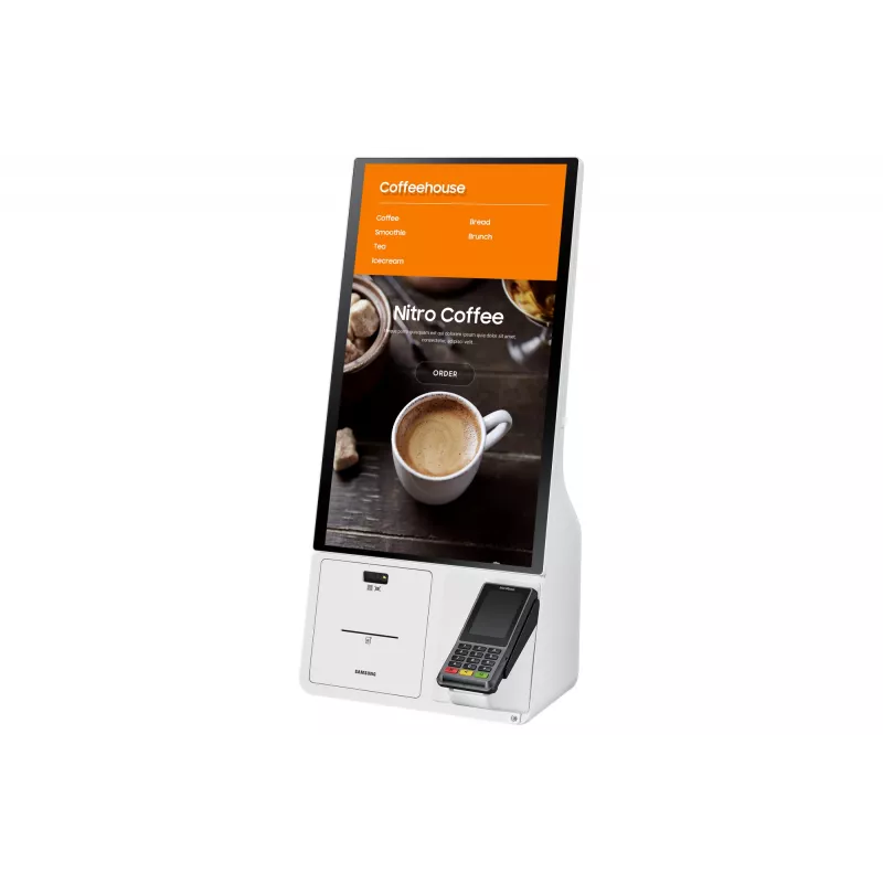 Samsung LH24KMATBGC diseño kiosco 60,5 cm (23,8 pulgadas) Wi-Fi 250 cd/m² Full HD blanco pantalla táctil 16/7
