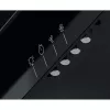 Campana extractora Whirlpool AKR 65F LM K de pared negra 375 m³/h