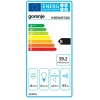 Campana extractora Gorenje WHI949EXBG de pared plateada, acero inoxidable 608 m³/h