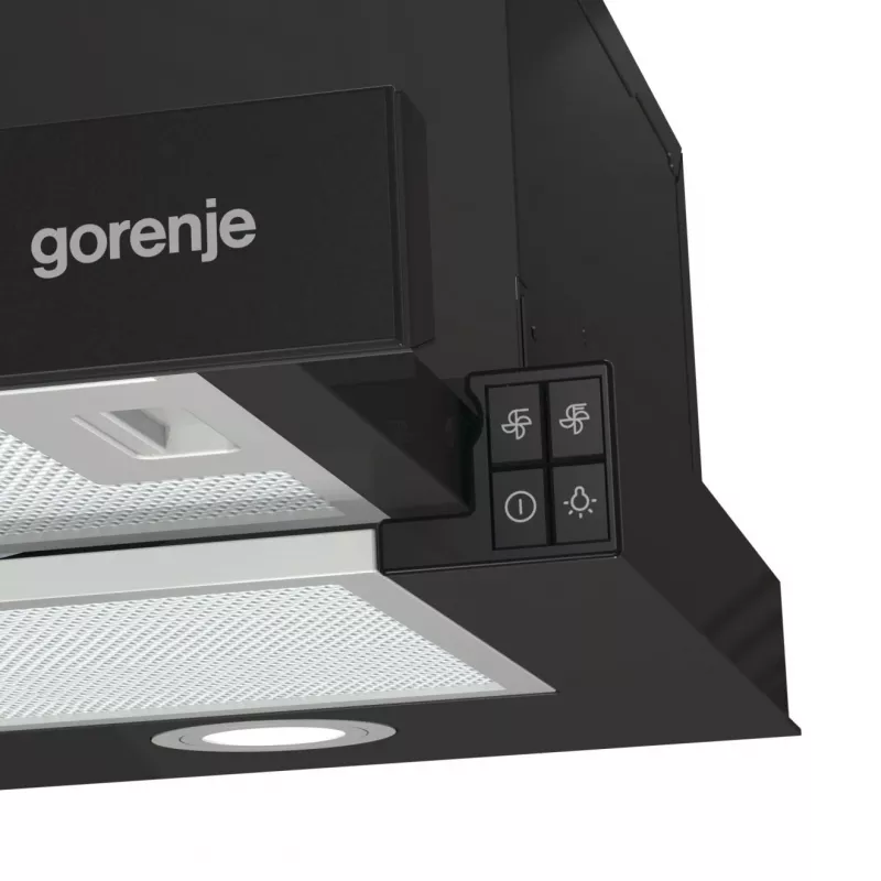 Gorenje TH62E4BG semi-integrado (extraíble) negro 450 m³/h