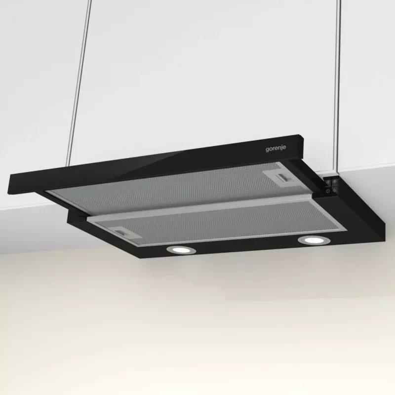 Gorenje TH62E4BG semi-integrado (extraíble) negro 450 m³/h