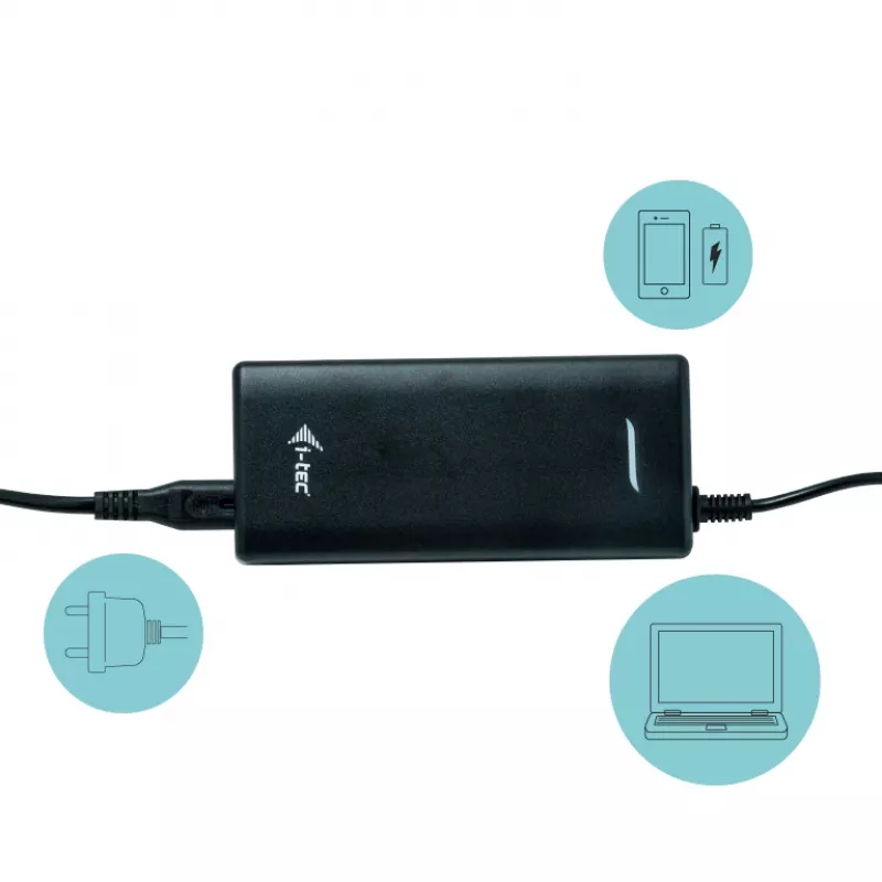 Docking station i-tec USB-C HDMI DP con Power Delivery 100 W + cargador universal 100 W