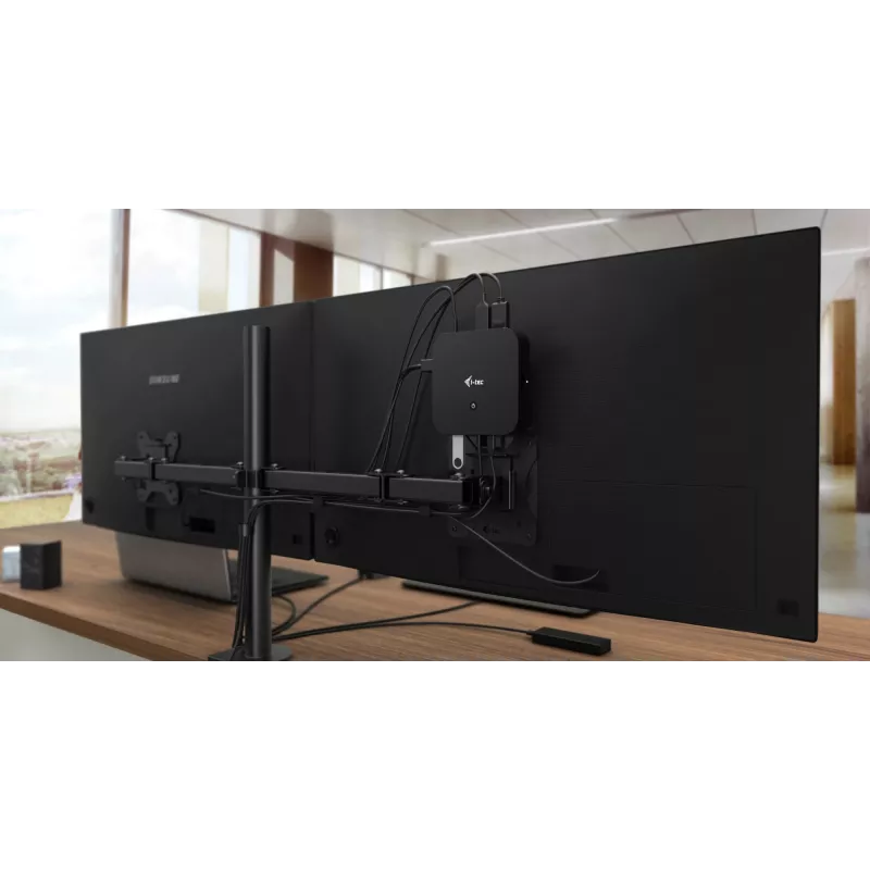 Docking station i-tec USB-C HDMI DP con Power Delivery 100 W + cargador universal 100 W