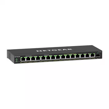 Switch de red NETGEAR GS316EP-100PES Managed Gigabit Ethernet (10/100/1000) Power over Ethernet (PoE) negro