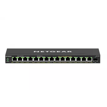 Switch de red NETGEAR GS316EP-100PES Managed Gigabit Ethernet (10/100/1000) Power over Ethernet (PoE) negro