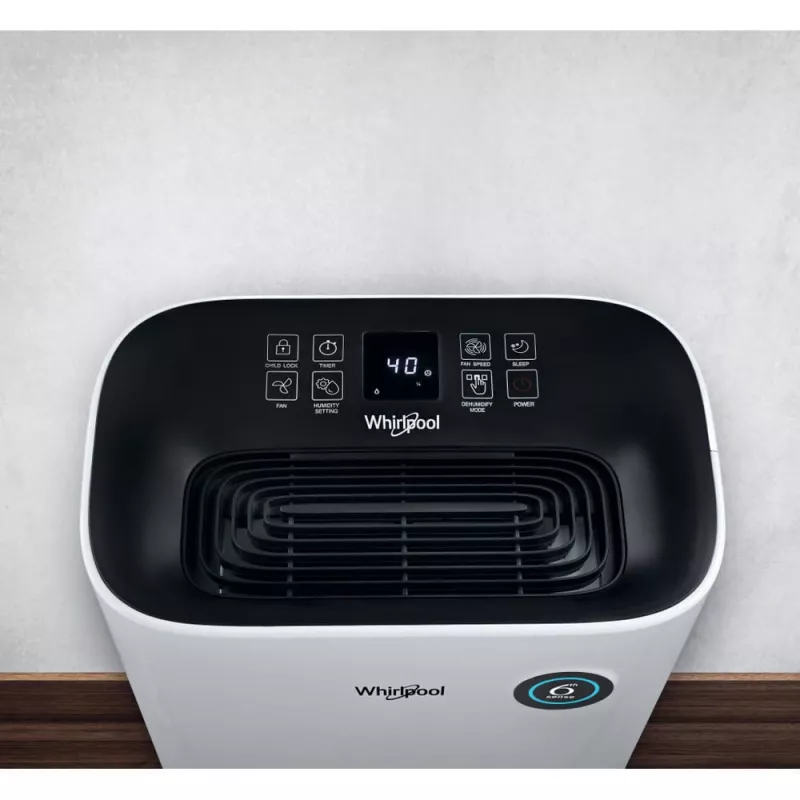 Deshumidificador Whirlpool DE20W5252 6,5 l 44 dB 420 W negro blanco