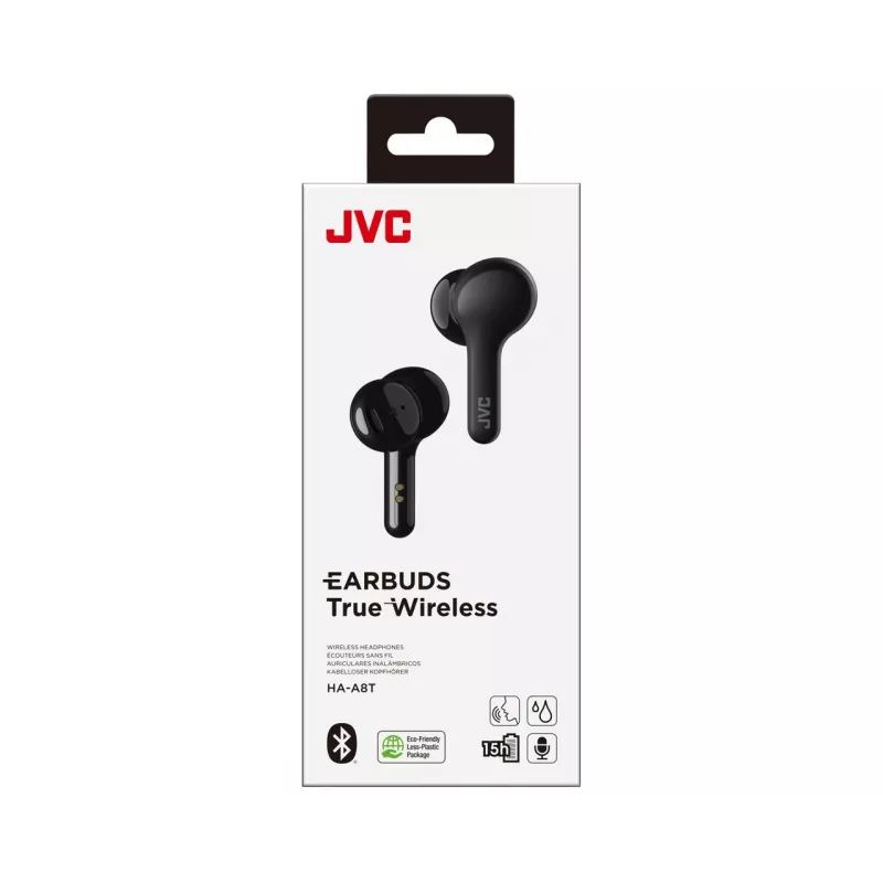 Auriculares JVC HA-A8T-B True Wireless Stereo (TWS) In-Ear música negros