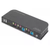 Switch KVM DIGITUS, 2x1 DP, salida DP/HDMI, USB 4Kx2K@60Hz