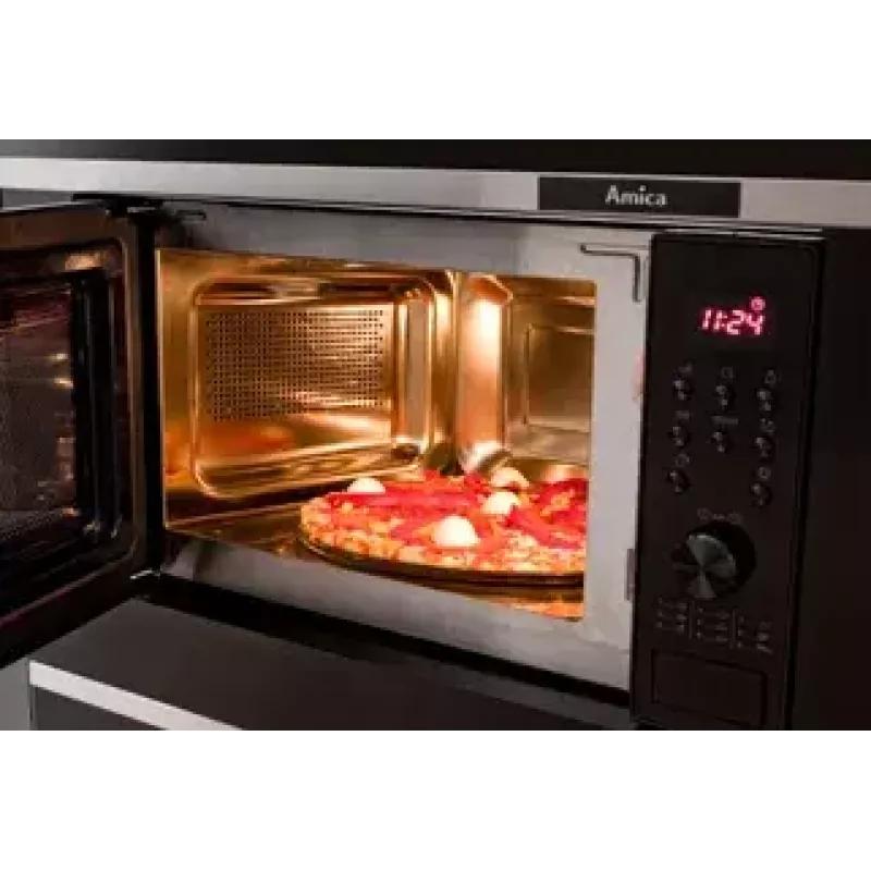 Microondas integrable Amica AMGB20E2GB, 800 W, 20 L