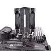 Thermaltake TOUGHAIR 510 CL-P075-AL12BL-A disipador de aire para CPU, 2 ventiladores de 120 mm, 4 heatpipes de cobre de 6 mm, 180 W