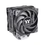 Thermaltake TOUGHAIR 510 CL-P075-AL12BL-A disipador de aire para CPU, 2 ventiladores de 120 mm, 4 heatpipes de cobre de 6 mm, 180 W