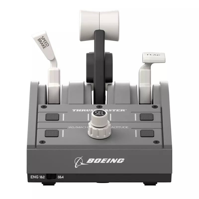 Thrustmaster TCA Quadrant Boeing Edition gris USB joystick PC, Xbox, Xbox One X, Xbox Series S