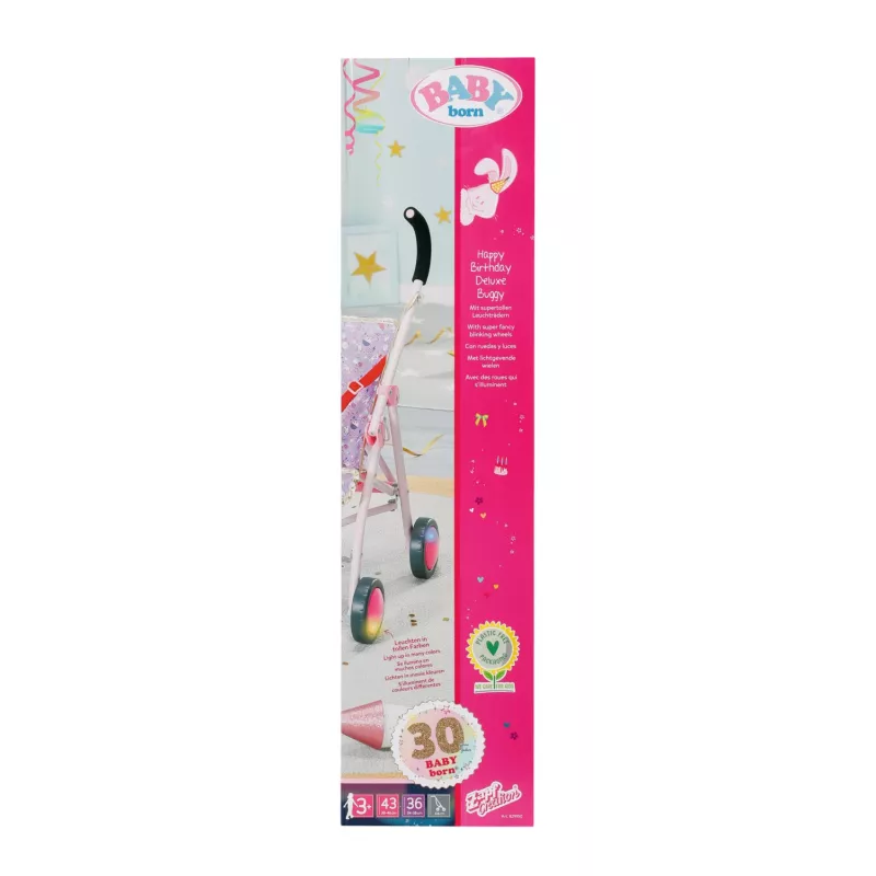 BABY born Happy Birthday Deluxe Buggy carrito de muñecas