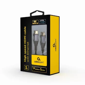 Cable HDMI de alta velocidad con Ethernet GEMBIRD – serie Premium, 3,0 m