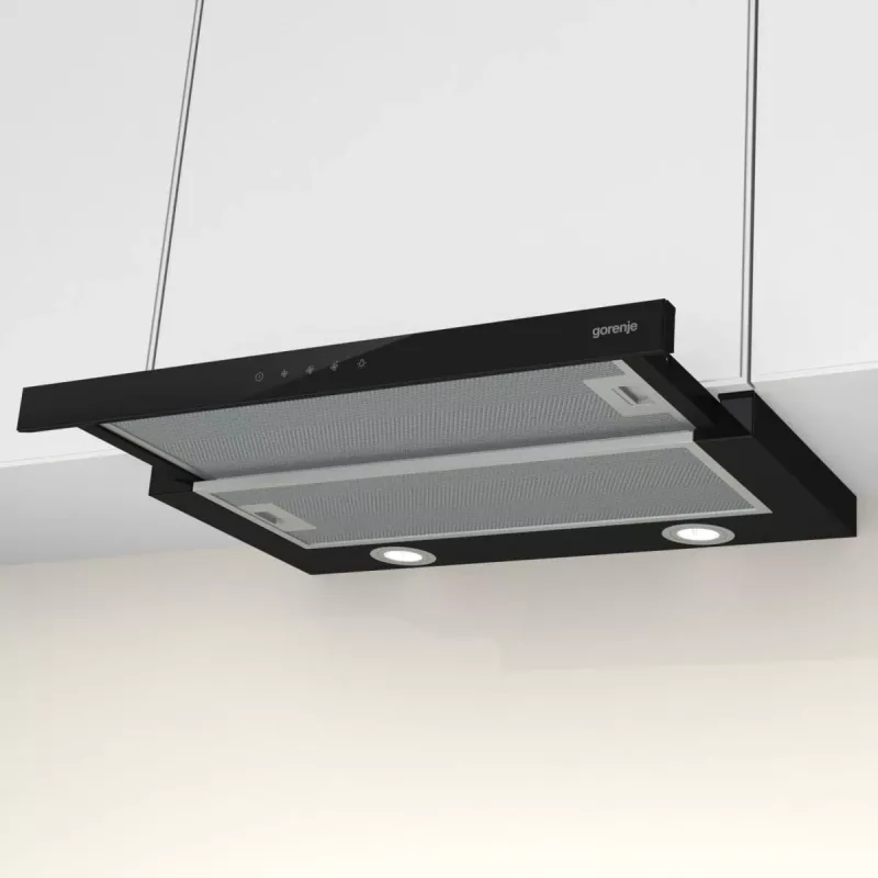 Gorenje TH64E4BG semintegrado (extraíble) negro 450 m³/h