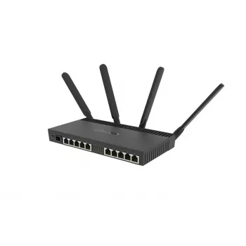 MIKROTIK router inalámbrico - Rb4011igs+5hacq2hnd-in Gigabit Ethernet dual-band (2.4 GHz / 5 GHz) negro