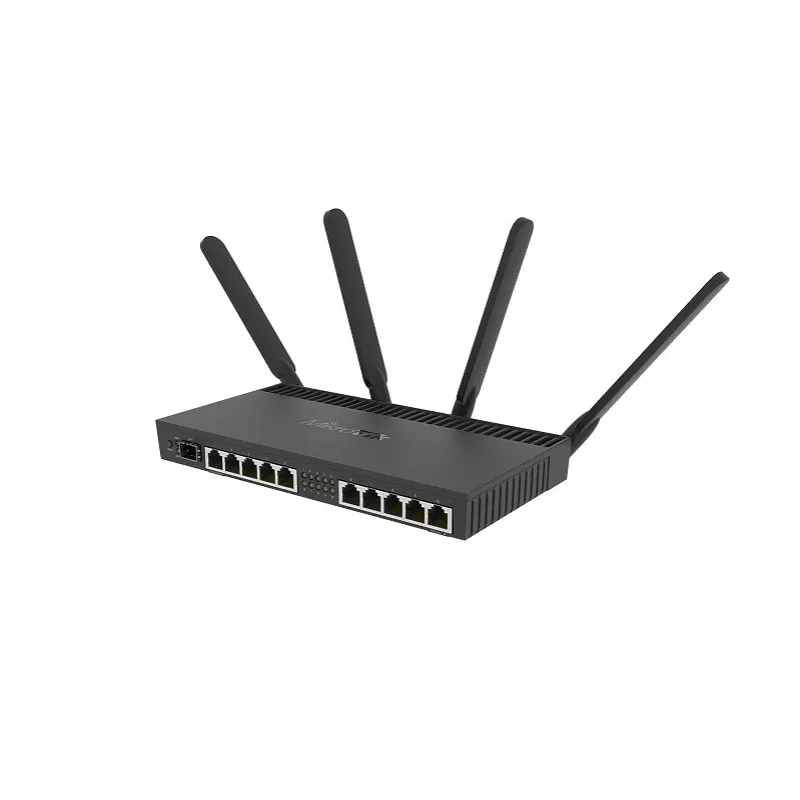 MIKROTIK router inalámbrico - Rb4011igs+5hacq2hnd-in Gigabit Ethernet dual-band (2.4 GHz / 5 GHz) negro
