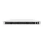 Switch L3 gestionado MikroTik CRS354-48P-4S+2Q+RM — 48× Gigabit RJ-45, 4× SFP+, 2× QSFP+, 48 puertos PoE