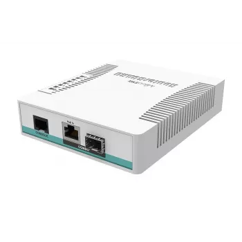 Switch de red MikroTik CRS106-1C-5S – 5× Gigabit RJ-45, 5× SFP, PoE, 30V DC
