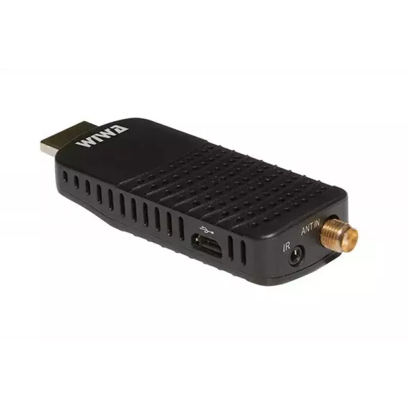 WIWA H.265 MINI receptor DVB-T/DVB-T2, H.265/HEVC, Full HD 1080p, HDMI, mini USB, PVR, negro