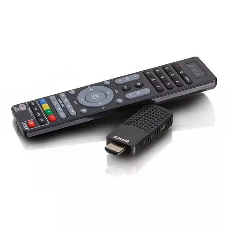 WIWA H.265 MINI receptor DVB-T/DVB-T2, H.265/HEVC, Full HD 1080p, HDMI, mini USB, PVR, negro