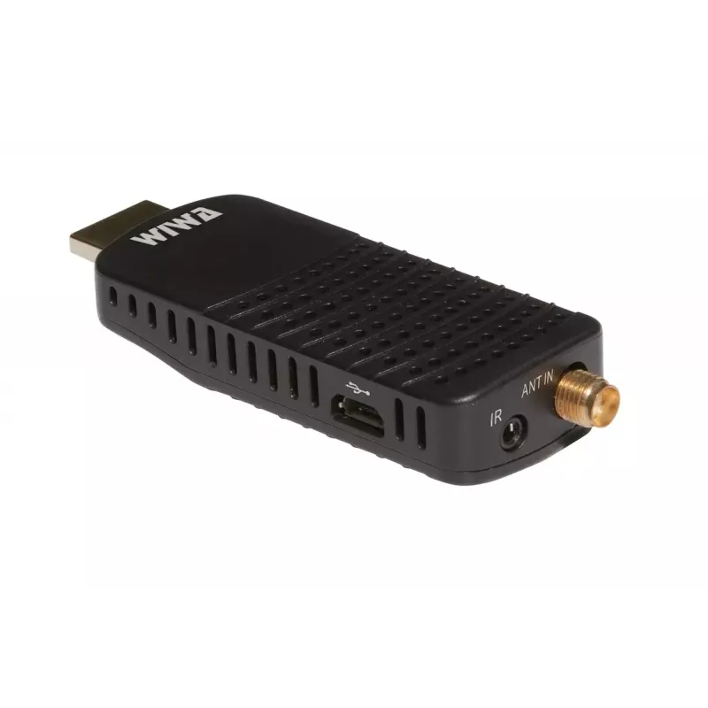 WIWA H.265 MINI receptor DVB-T/DVB-T2, H.265/HEVC, Full HD 1080p, HDMI, mini USB, PVR, negro