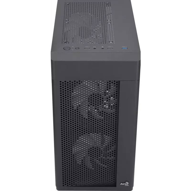 Aerocool HEXFORMBKV2 Caja para PC Micro ATX 3 ventiladores FRGB Negra