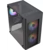 Aerocool HEXFORMBKV2 Caja para PC Micro ATX 3 ventiladores FRGB Negra