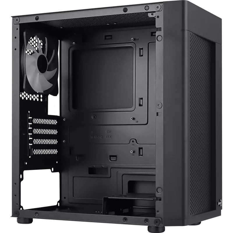 Aerocool HEXFORMBKV2 Caja para PC Micro ATX 3 ventiladores FRGB Negra