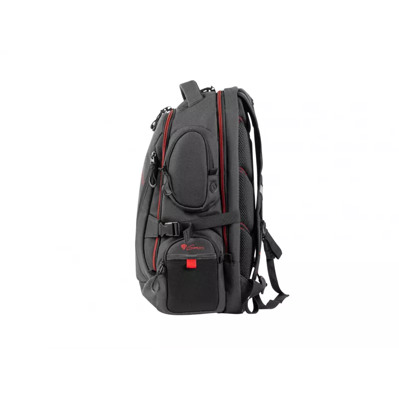 GENESIS Pallad 550 Mochila 43,9 cm (17,3 inch) Negra, Roja