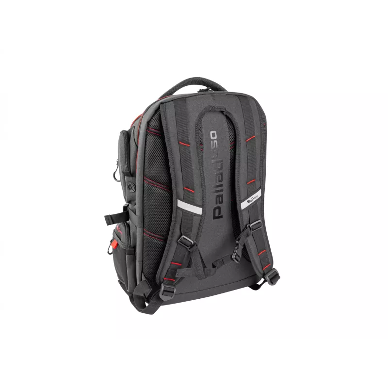 GENESIS Pallad 550 Mochila 43,9 cm (17,3 inch) Negra, Roja