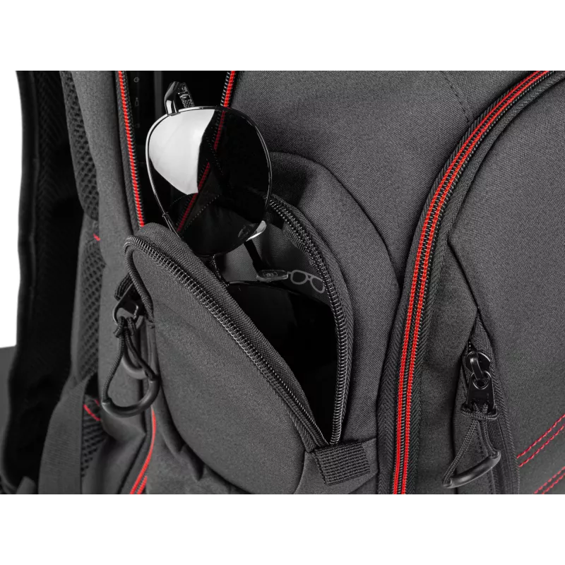 GENESIS Pallad 550 Mochila 43,9 cm (17,3 inch) Negra, Roja
