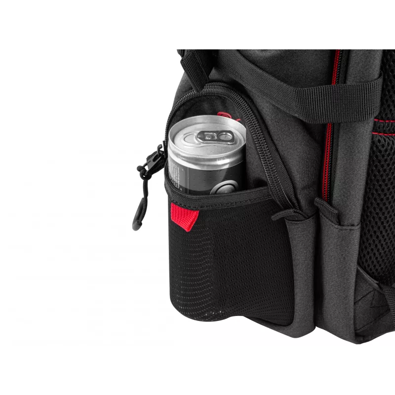 GENESIS Pallad 550 Mochila 43,9 cm (17,3 inch) Negra, Roja