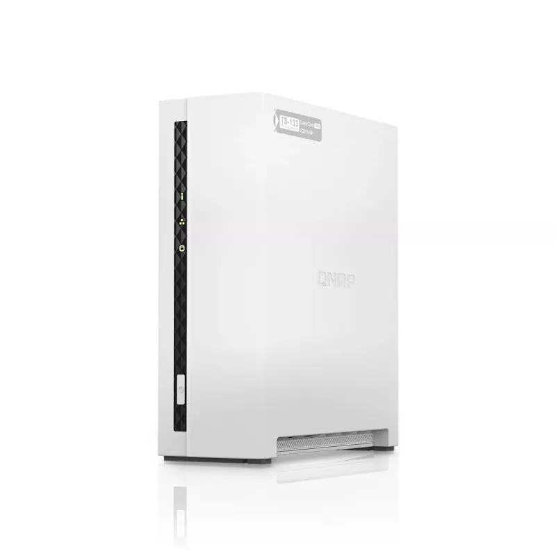 QNAP TS-133 Servidor NAS/Almacenamiento Torre Cortex-A55 2 GB DDR4 0 TB QNAP Turbo System Blanco
