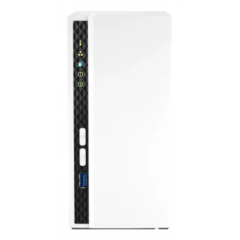 QNAP TS-233 Servidor NAS/Almacenamiento Torre ARM Cortex-A55 2 GB 0 TB QNAP QTS Blanco