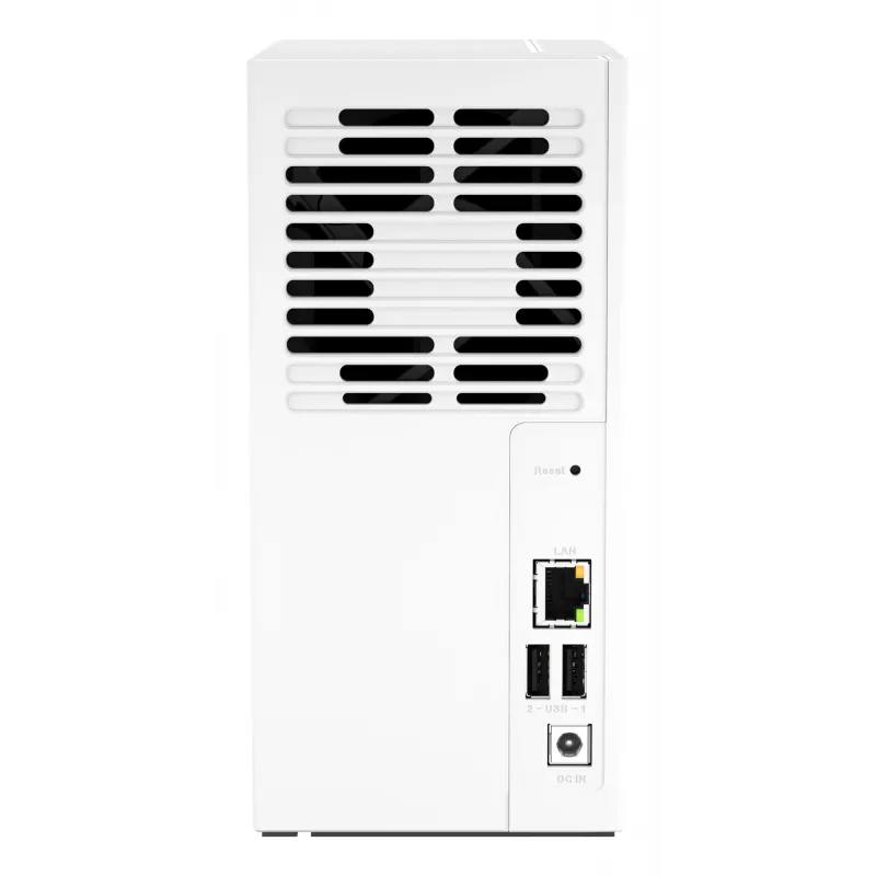 QNAP TS-233 Servidor NAS/Almacenamiento Torre ARM Cortex-A55 2 GB 0 TB QNAP QTS Blanco