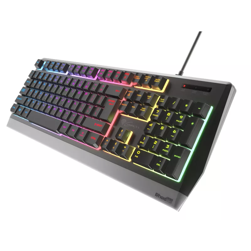 GENESIS Rhod 300 Teclado Gaming USB QWERTY Inglés Negro