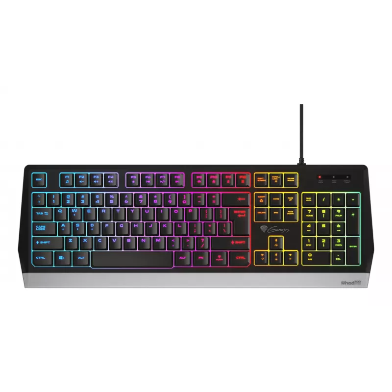 GENESIS Rhod 300 Teclado Gaming USB QWERTY Inglés Negro
