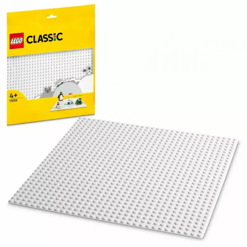 Placa base LEGO 11026 — placa base 32x32 tetones, blanca