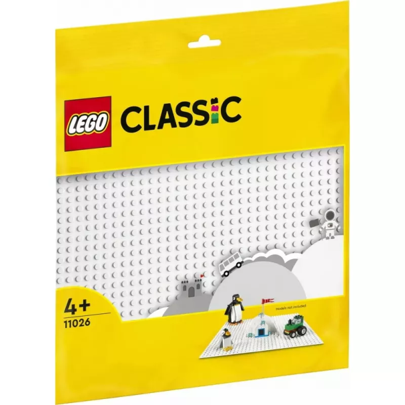 Placa base LEGO 11026 — placa base 32x32 tetones, blanca