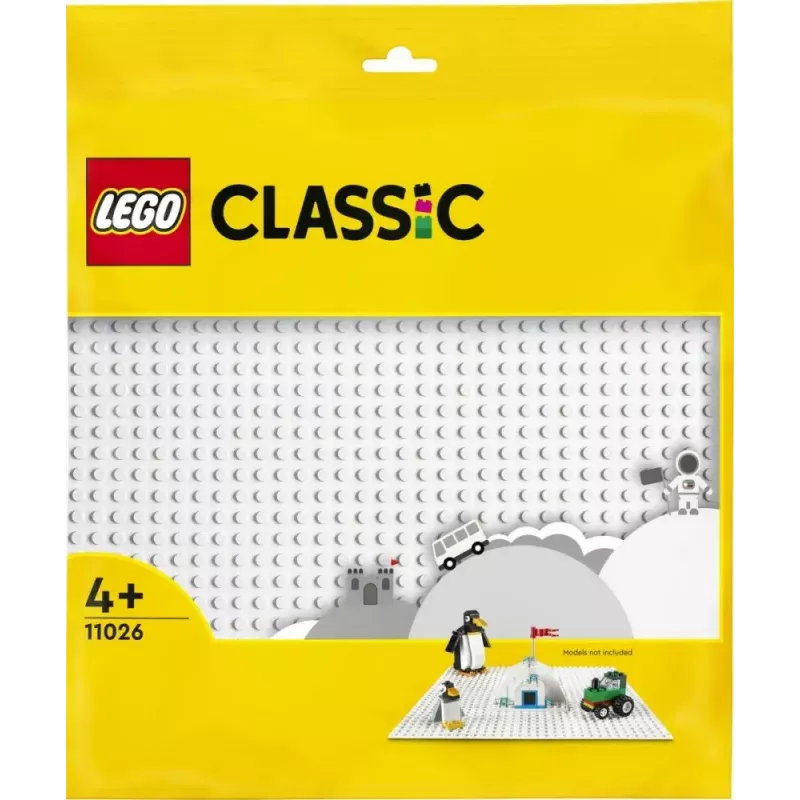 Placa base LEGO 11026 — placa base 32x32 tetones, blanca