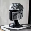 Juguete de construcción LEGO Casco Mandaloriano 75328 — modelo de exposición Star Wars, pieza de coleccionista para construir, 584 piezas, edad 18+