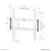 Soporte de pared para TV Neomounts WL30-550BL14 40-75 pulgadas - ultraplano - montaje sencillo