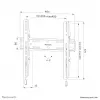 Soporte de pared para TV Neomounts WL30S-850BL14 40-75 pulgadas - fijo - con bloqueo - instalación rápida