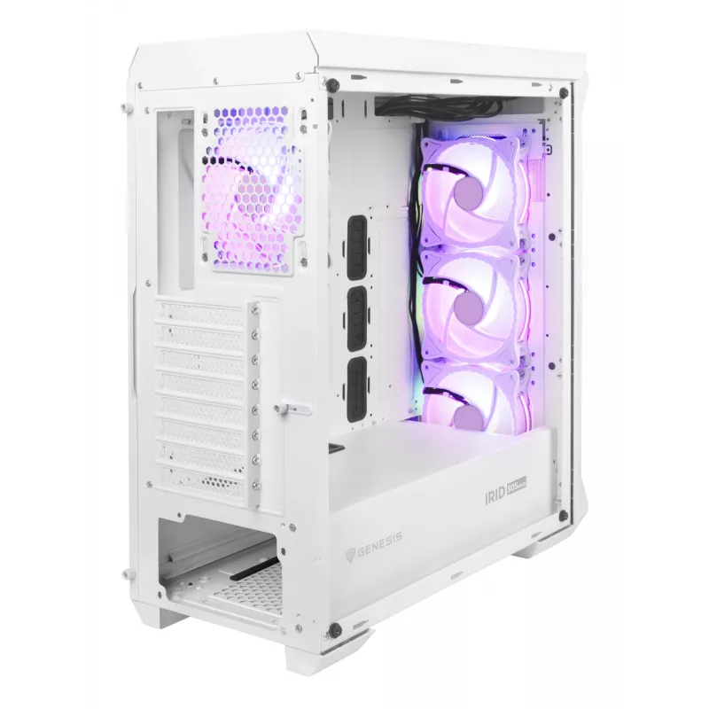 GENESIS Irid 505 ARGB Midi Tower Blanco