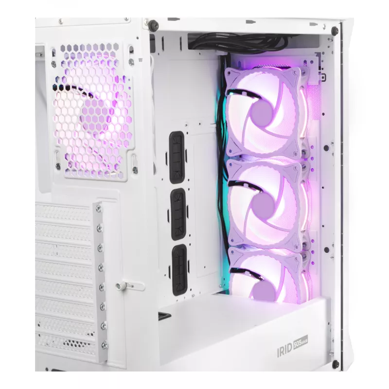 GENESIS Irid 505 ARGB Midi Tower Blanco