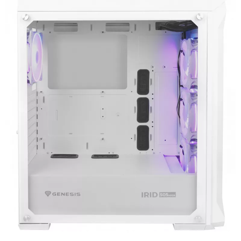 GENESIS Irid 505 ARGB Midi Tower Blanco